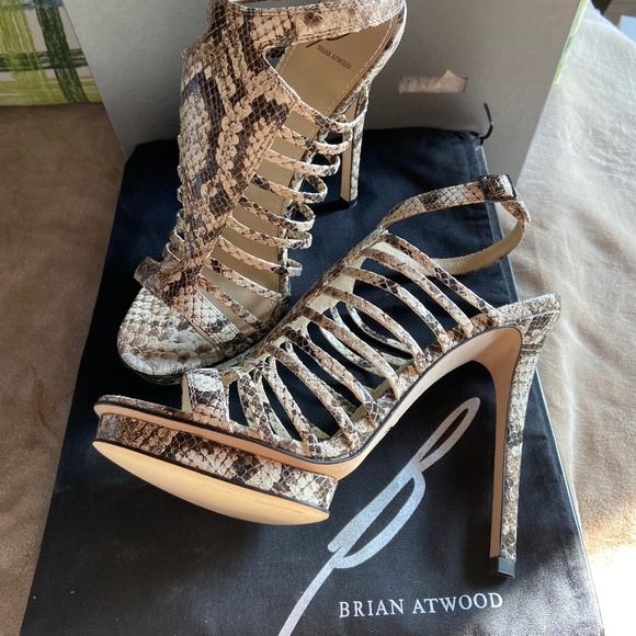 Brian Atwood Shoes - Brian Atwood Ivory Calistta heels